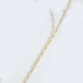 Collier minimaliste en cuivre plaqué or 14k avec texture martelée de style vintage - Chaîne Cylindrique Texturée Vintage (Style 2) / Doré