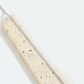 Minimalist silver chain necklace featuring micro-set sparkling zircon crystals - Textured (Silver)