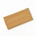Close-up of mustard yellow knitted rib headband texture showing elastic fabric details - Ginger Yellow (FD05-29)