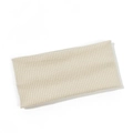 Macro detail of creamy white ribbed knit headband texture and high elastic fabric - Beige (FD05-7)