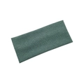 Elastic deep green ribbed knit headband for sports and fitness in a minimalist solid color - Retro Green (FD05-12)