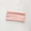 Elastic knitted headband in soft pink color for sports fitness and hair styling - Bright Pink (FD05-6)