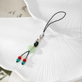 Detail of traditional Ruyi cloud pendant on ceramic plate with jade-like texture - Light Green Ruyi Cloud Pattern (Style G)