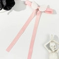 Rosa Schleifen-Haarspange mit Engelsflügeln für süße Ballettcore-Frisuren-Deko - Rosa