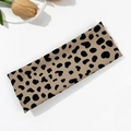 Fascia elastica sportiva leopardata in beige e nero per il fitness e lo yoga - Cachi