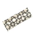 Elastisches beige Sport-Stirnband mit Paisley-Muster im Vintage-Bandana-Stil für Damen und Herren - Beige