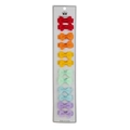 12er-Set bunte Haarspangen aus Ripsband mit Schleifen für Mädchen in Regenbogenfarben - Regenbogen Farbverlauf (DP146-3)