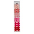 Set of 12 handmade grosgrain ribbon bow hair clips in gradient red and pink colors - Red Series Combination