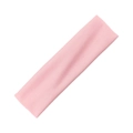 Fascia sportiva elastica in maglia rosa chiaro per corsa e yoga in misto cotone morbido - Rosa Chiaro