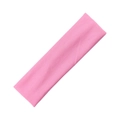 Bandeau de sport rose élastique en coton respirant pour le yoga et la course à pied - Rose