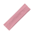 Bandeau large élastique en coton côtelé vieux rose pour yoga, sport et fitness - Vieux rose