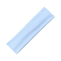 Bandeau de sport bleu clair élastique en tissu doux évacuant l'humidité - Bleu Clair
