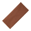 Elastic spa headband in dark brown faux cashmere for face washing and makeup - Coffee