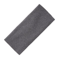 Elastic dark grey knitted headband for washing face and bath hair styling - Dark Gray