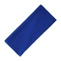 Elastic dark blue wide cashmere-like headband for facial cleansing and bathing - Dark Blue