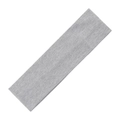 Elastic cotton sports headband in marl grey knit fabric for yoga and running - Marl Grey