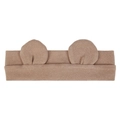 Süßes braunes Bärenohr-Stirnband für Babys aus weichem, elastischem Strickmaterial - Khaki