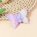 Accesorio de mariposa degradado rosa y morado con perlas y acabado de purpurina - Degradado Multicolor Fantasma (#3)