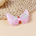 Pink sequin butterfly patch for hair accessories and DIY sewing on clothes - Rose Pink