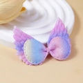 Pink purple blue gradient glitter butterfly wings for DIY kids hair accessories - Pink Blue Purple Gradient