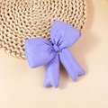 Lilac purple padded nylon swallowtail bow accessory for hair and accessories - Purple (FJ501)