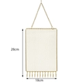 Gold rectangular metal grid jewelry organizer with 12 hooks for earrings 18x28cm - WG-001 Vertical Fixed Hooks
