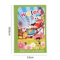 Water drawing book in light green with amusement park theme for kids painting - Double-coil Thin Childhood Style (includes Pen + Opp Bag)