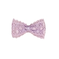 Delicate light purple lace bow hair clip for toddlers with soft ribbon detail - Light Purple