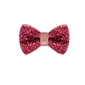 Fiocco per capelli con paillettes rosa scuro per bambine, accessorio alla moda - Rosa (Stile 9)