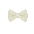 Fiocco per capelli bianco con paillettes luccicanti per bambine in tessuto glitter - Bianco (Stile 10)