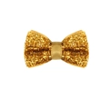 Fiocco di paillettes oro scintillante per accessori capelli bimbi e decorazioni - Oro Champagne (Stile 11)