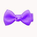 Barrette à cheveux violette en ruban gros-grain pour filles avec un design fait main - Violet