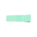 Handmade mint green grosgrain ribbon bow hair clip with fully lined alligator clip - Emerald Green