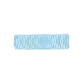 Light blue grosgrain ribbon wrapped rectangular hair clip for kids daily hair styling - Sky Blue