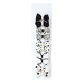 10-piece set of handmade black and white fabric bow hair clips for girls on display card - Style 5 / 10 Pieces Pack