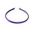 Cerchietto per capelli in raso viola scuro per bambine, accessorio per capelli fai-da-te - Viola