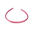 Cerchietto per capelli minimalista fatto a mano in raso rosa per bambine - Rosso Anguria