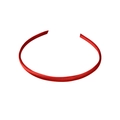Serre-tête classique en satin rouge pour filles, accessoire de cheveux élégant fait main - Rouge