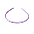 Serre-tête simple en satin violet lavande pour enfants avec une finition brillante - Mauve Clair