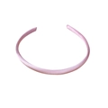 Serre-tête en satin rose pour filles avec un design minimaliste fait à la main - Rose
