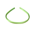 Serre-tête en tissu vert vif minimaliste avec un design fin en texture satinée douce - Vert