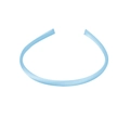 Serre-tête simple en tissu bleu clair pour filles, accessoire cheveux DIY mat épuré - Bleu ciel