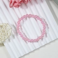 Roze aurora parelarmband voor meisjes met eenhoorn thema en modieuze acryl kralen - Roze Aurora Regenboogkleurige Kralen (Stijl 4)