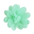 Handmade mint green chiffon flower ornament for DIY children hair accessories - Dark Green