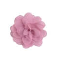 Dusty pink layered chiffon flower hair accessory for girls with elegant mesh petals - Dust Rose
