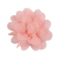 Pink chiffon layered flower accessory for children's hair accessories variant - Peach