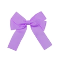 Fiocco per capelli fatto a mano in nastro grosgrain viola chiaro con code lunghe - Viola Chiaro (#10)