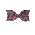 Sparkly multi-color glitter swallowtail bow hair clip for girls with a shiny sequin finish - Multicolor Glitter Style (#10)
