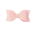 Handmade pink glitter hair clip with colorful star sequins for girls daily wear - Pink Five-pointed Star Sequin Style (#17)