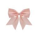 Pinza para el pelo hecha a mano de cinta de satén rosa claro con diseño de cola de milano - Rosa Claro (#3)